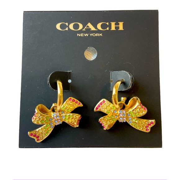 NWT COACH EARRINGS - Picture 1 of 8